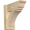 Ekena Millwork Thorton Traditional Rough Sawn Outlooker, Douglas Fir, 6"W x 14"D x 14"H OUT06X14X14THR01RDF - alternate 1